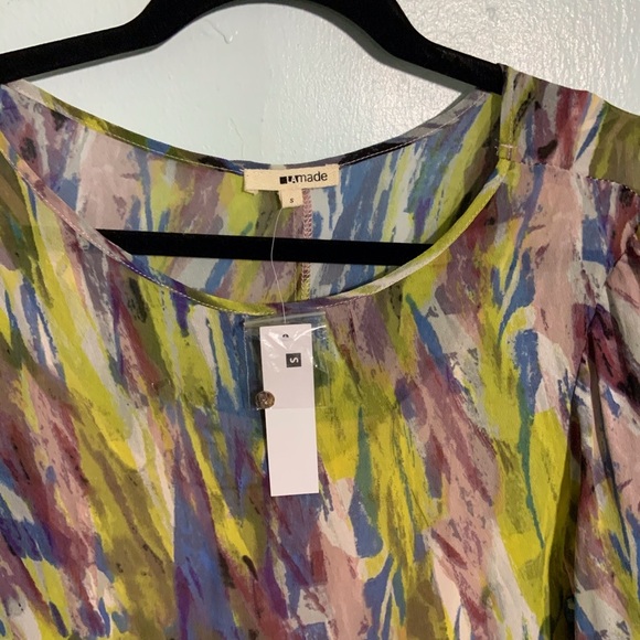 LA MADE Abstract Dress With Slip Size S - Picture 7 of 9